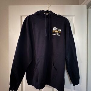Chase Rice Coors Banquet Blue Hoodie (XL)
